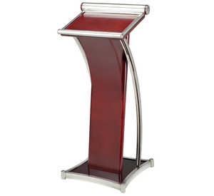 wooden podium